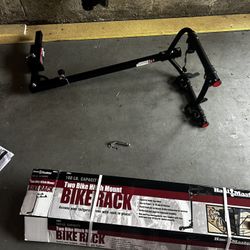 HAUL-MASTER Two Bike Hitch Mount Bike Rack