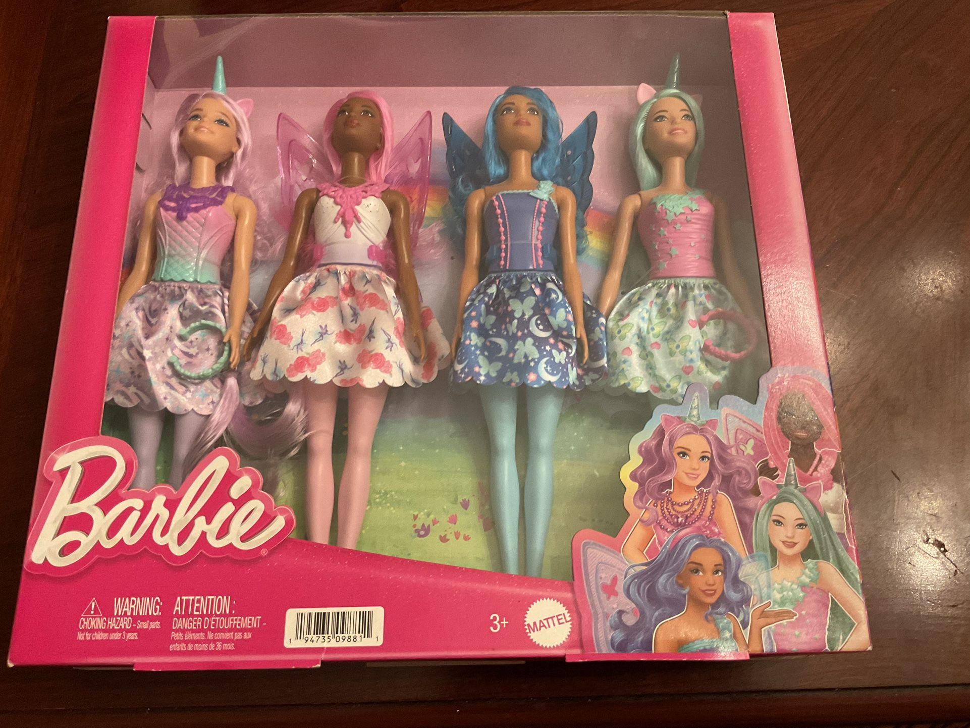 Barbie Fairytale Multipack 4  Dolls 💖💕💞 New in Box