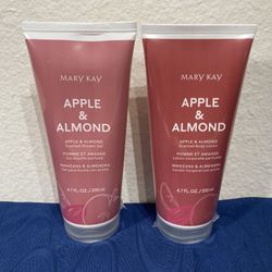 Mary Kay Shower Gel And Lotion Apple And Almond