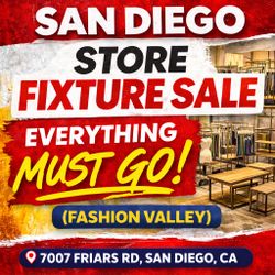 Retail Store Fixtures, Shelving, Racks & Displays – Store Fixture Sale (San Diego, CA)