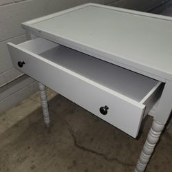 Cute Grey Desk With Drawer