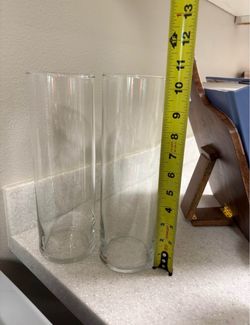 Hurricane Vases Assorted Heights *Check Description for Price*