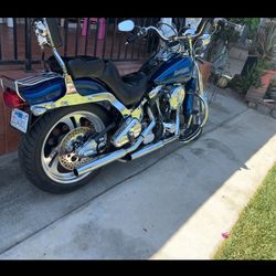 1992 Harley Davidson with Springer front end and custom rims