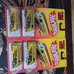 Hot Wheels The Hot Ones Volkswagen T1 Panel Bus Combi Diecast Cars Lot Of 4 Read