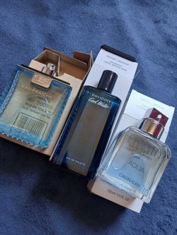 Versace Eau Fraiche/  Cool Water/  Ck Eternity Aqua