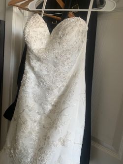 Wedding dress great condition David’s bridal