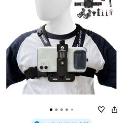 GoPro / Smartphone Mount Kit – New (Head & Chest Mount Set)