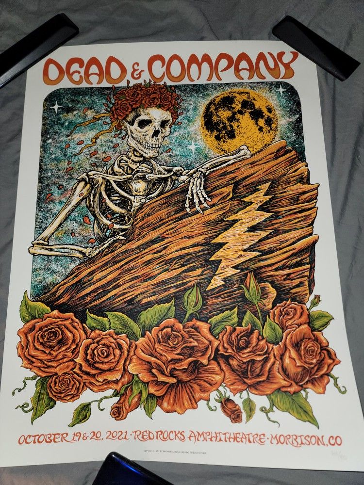 Grateful Dead Redrocks Poster