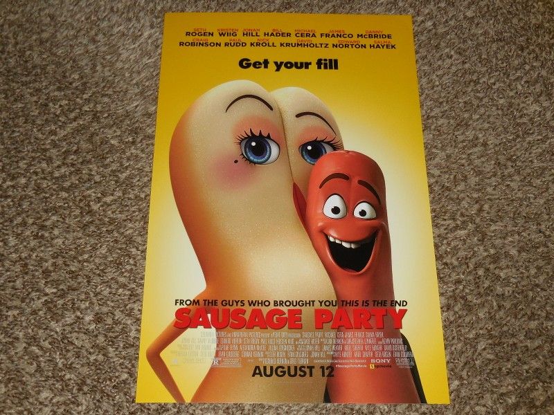 Sausage Party "B" 11x17 Inch Movie Poster