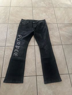Purple jeans