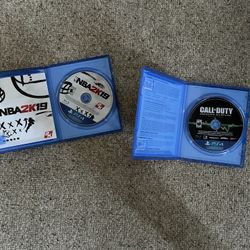 PS4 NBA2k19 & Call Of Duty