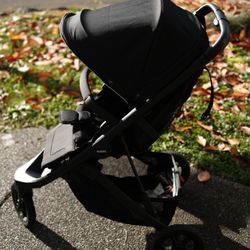 Thule Spring Stroller, Includes 3 Accessories! Color Black/Midnight Black 