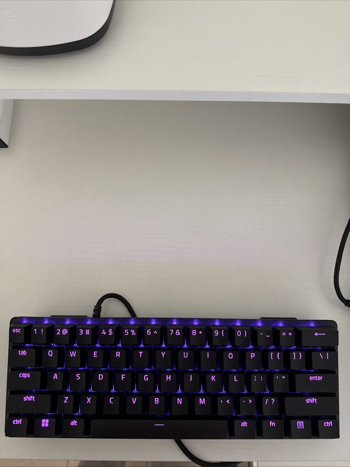 Razer Huntsman Mini 60% Gaming Keyboard: Clicky Optical Switches - Rapid Trigger Mode - Chroma RGB Lighting - PBT Keycaps - Onboard Memory - Snap Tap