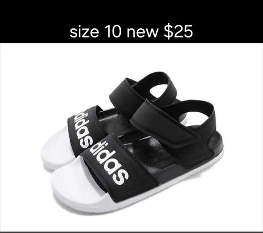 New Adidas Sandals Womens  Size 10 Or Mens  Size 9