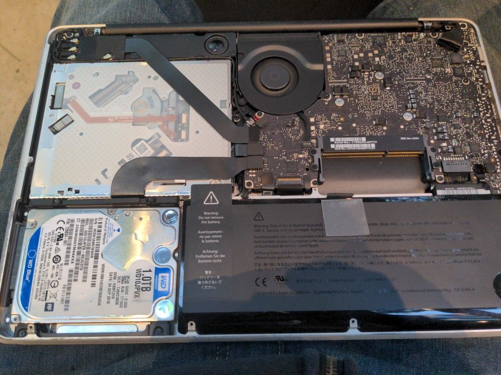 MacBook Pro 2012 Parts No RAM