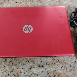 Hp bs234wm 15.6 laptop with charger and leather carrying case