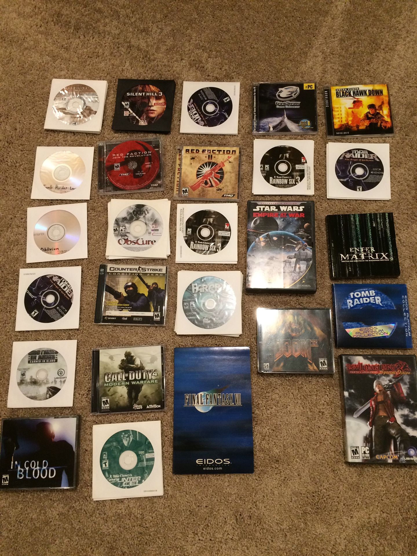 Lot of 23 PC Games