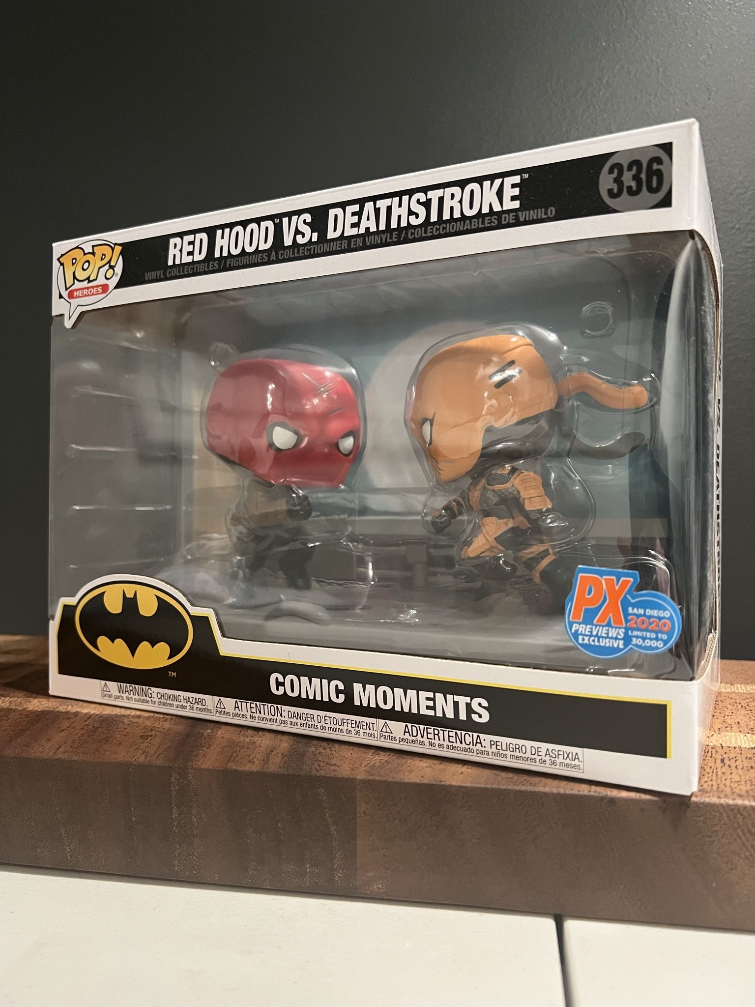 Funko POP! 336 Red Hood Vs Deathstroke Diamond PX SDCC 2020