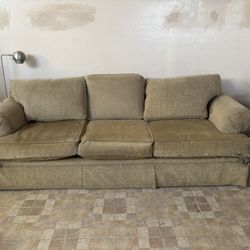 Free feather down sofa W/sofa Cover.