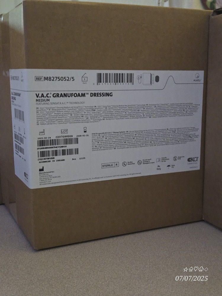 V.A.C. GRANUFOAM DRESSING 5 PACK