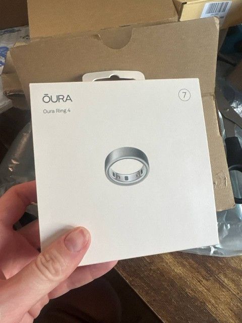Oura Ring Gen 4 Silver Size 7
