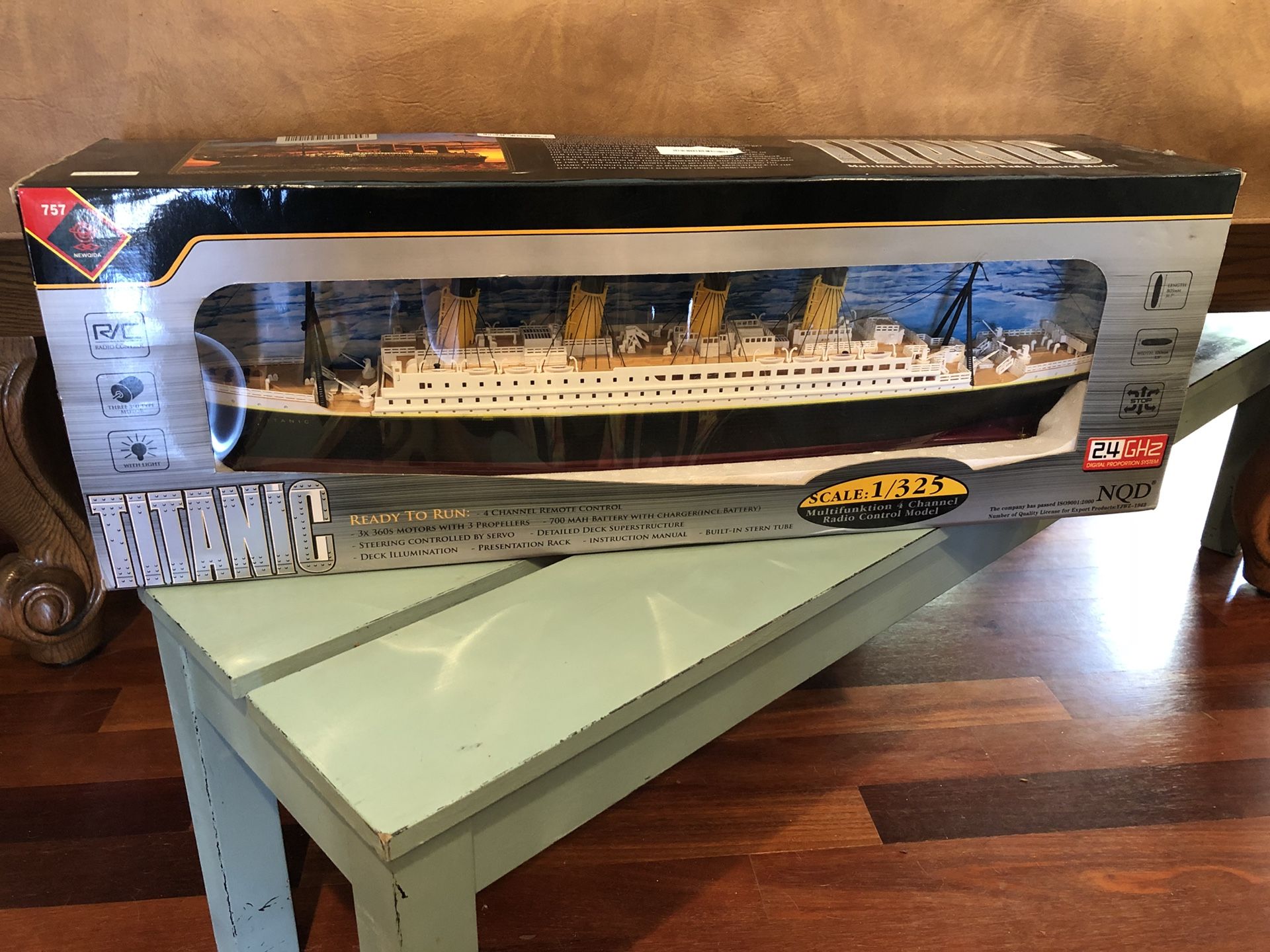 New NQD 1/325 radio remote control RC RMS TITANIC SHIP