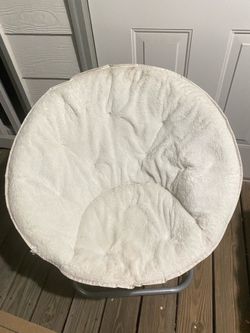Foldable Papasan Saucer Chair