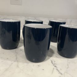 Navy Blue Mugs 