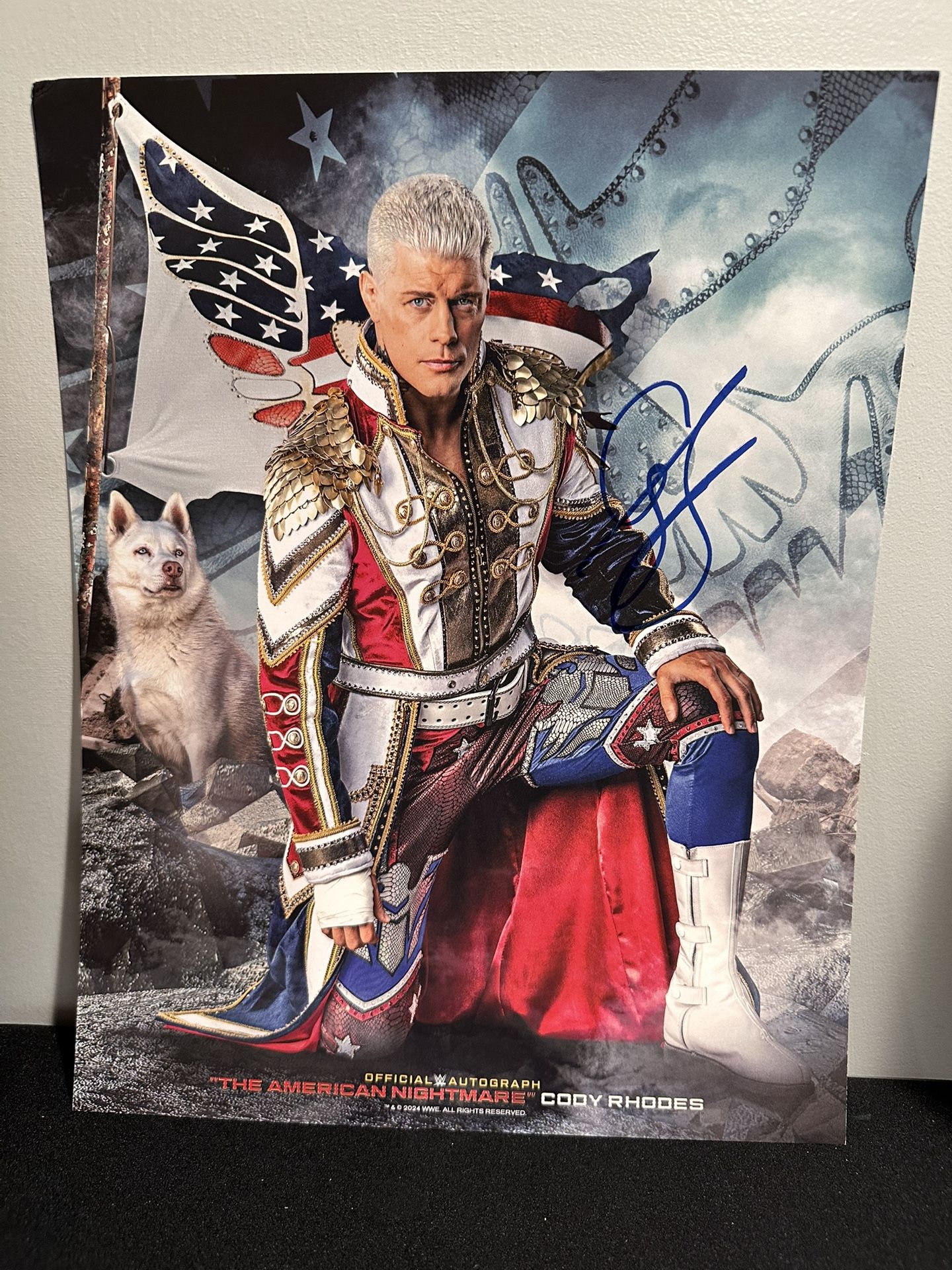 Cody Rhodes Signed WWE Live Event 11x14