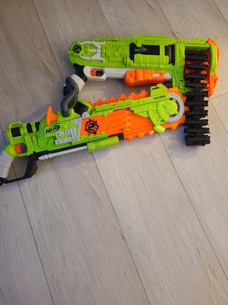 Nerf Toy Guns -Brainsaw & Ripchain