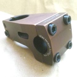 REDLINE HOLLOW POINT FREESTYLE BMX ALLOY FRONT LOAD THREADLESS STEM DOUBLE BOLT CLAMP