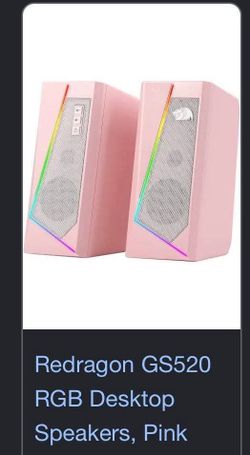 Pink gaming speaker