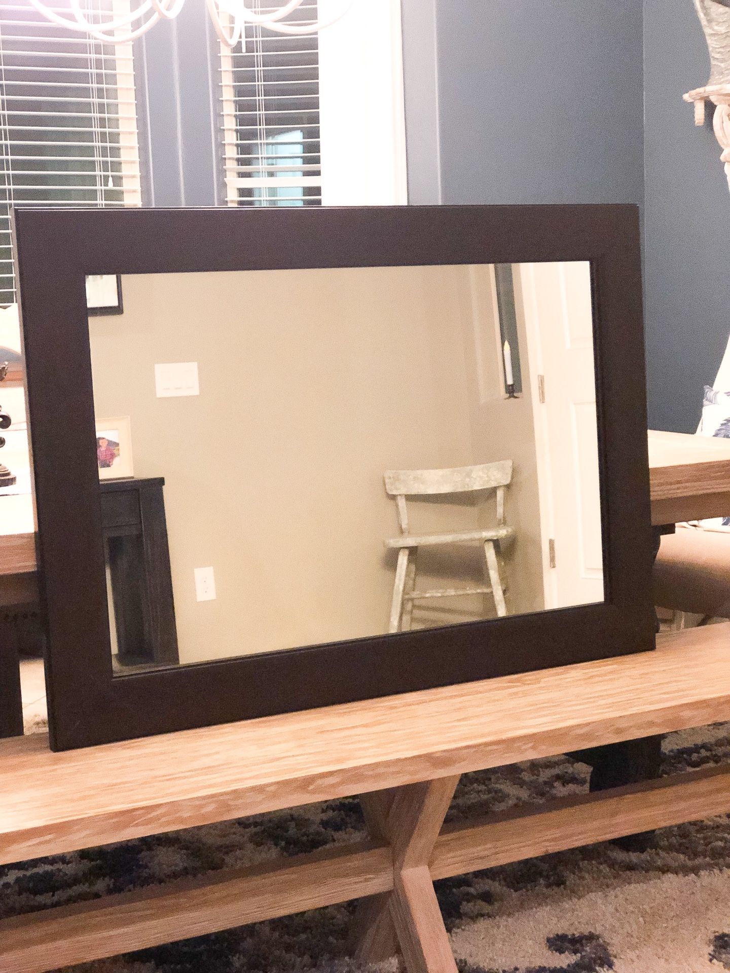 Beautiful earthtone mirror 30” x 42” -Cash Only -Can Deliver For Extra Travel Fee -Please Ask Any Questions Always Willing To Answer -Due To Many