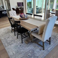 Gorgeous Potato Barn Dining Table & 7 Chairs!!!