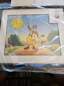 Ronald McDonald Framed ARTWORK