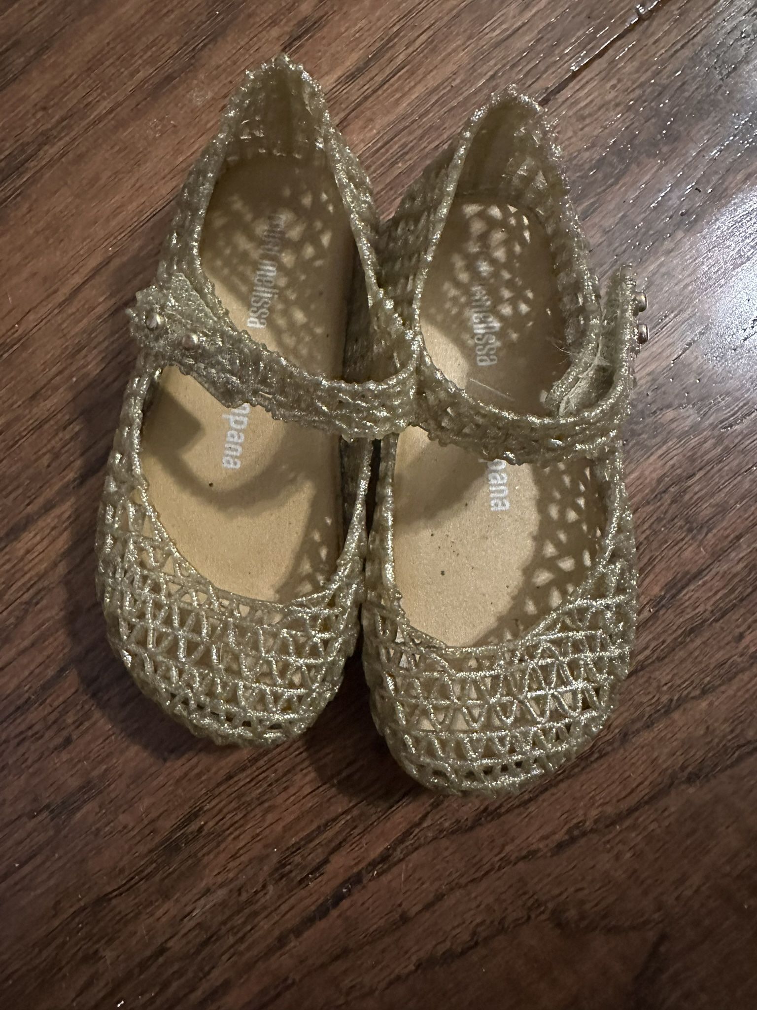 Melissa Gold Jelly Sandals