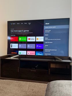 Sony 75 inch tv with tv stand