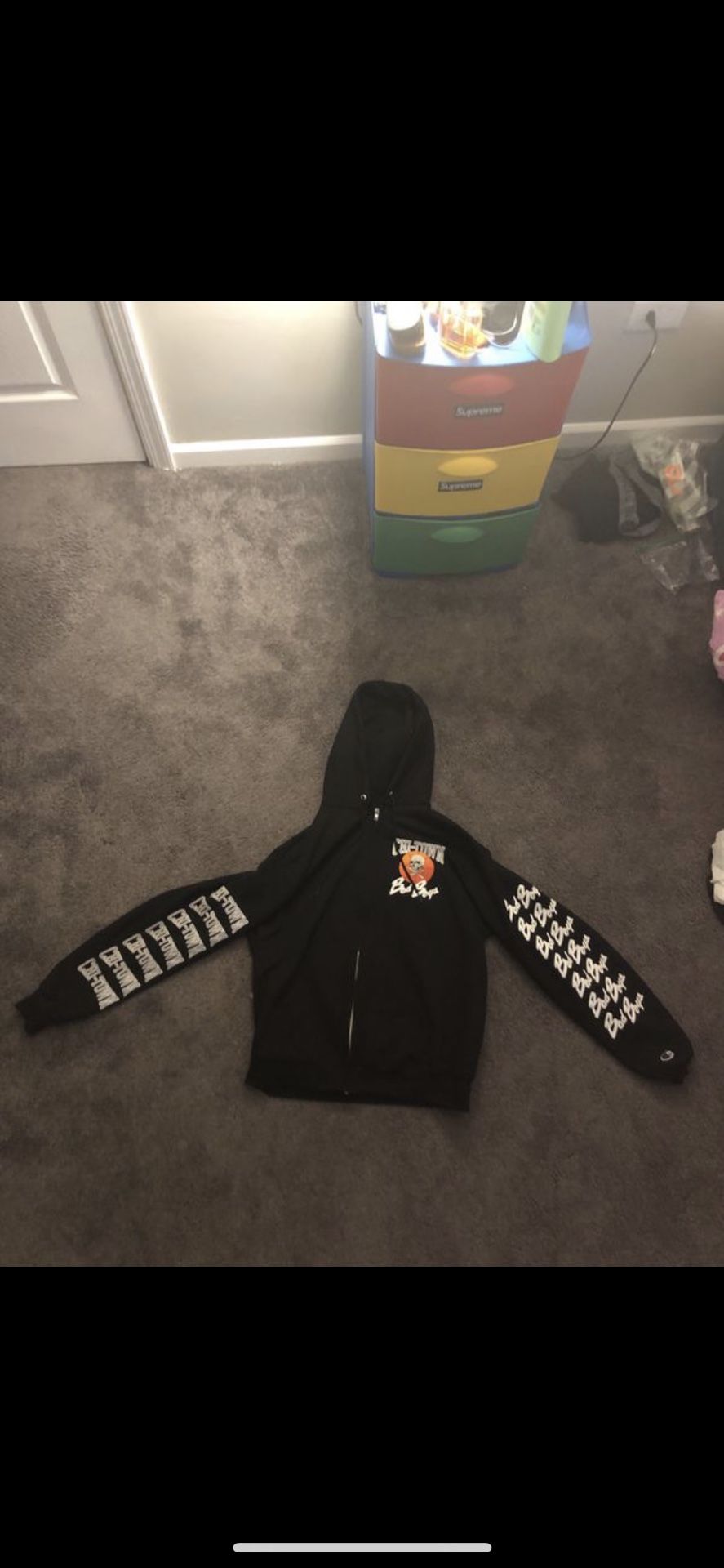 boneyard chicago x champion hoodie