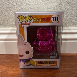 Funko Pop! DragonBall Z Majin Buu (Pink Chrome) #111 FYE Exclusive