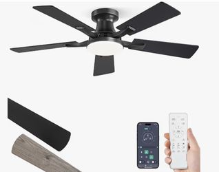 2X’s 42” Ceiling Fan w/ LED Light 6 Speed Remote
