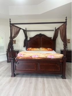 Cherrywood King Bed Frame