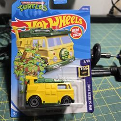 Hot Wheels Tmnt Party Wagon Teenage Mutant Ninja Turtles 
