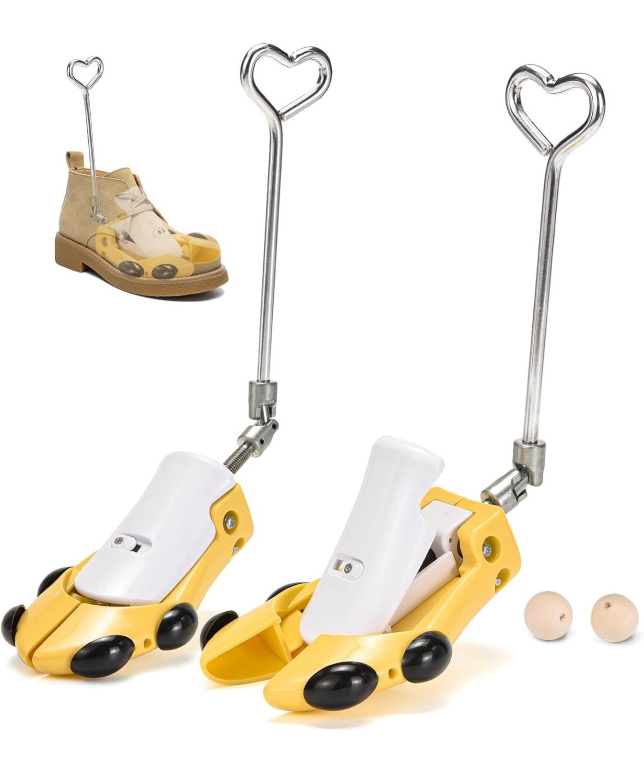 Boot Stretchers for Cowboy Boots, Adjustable Width & Instep Shoe Stretcher for Men Women Thick Wide Feet Expander