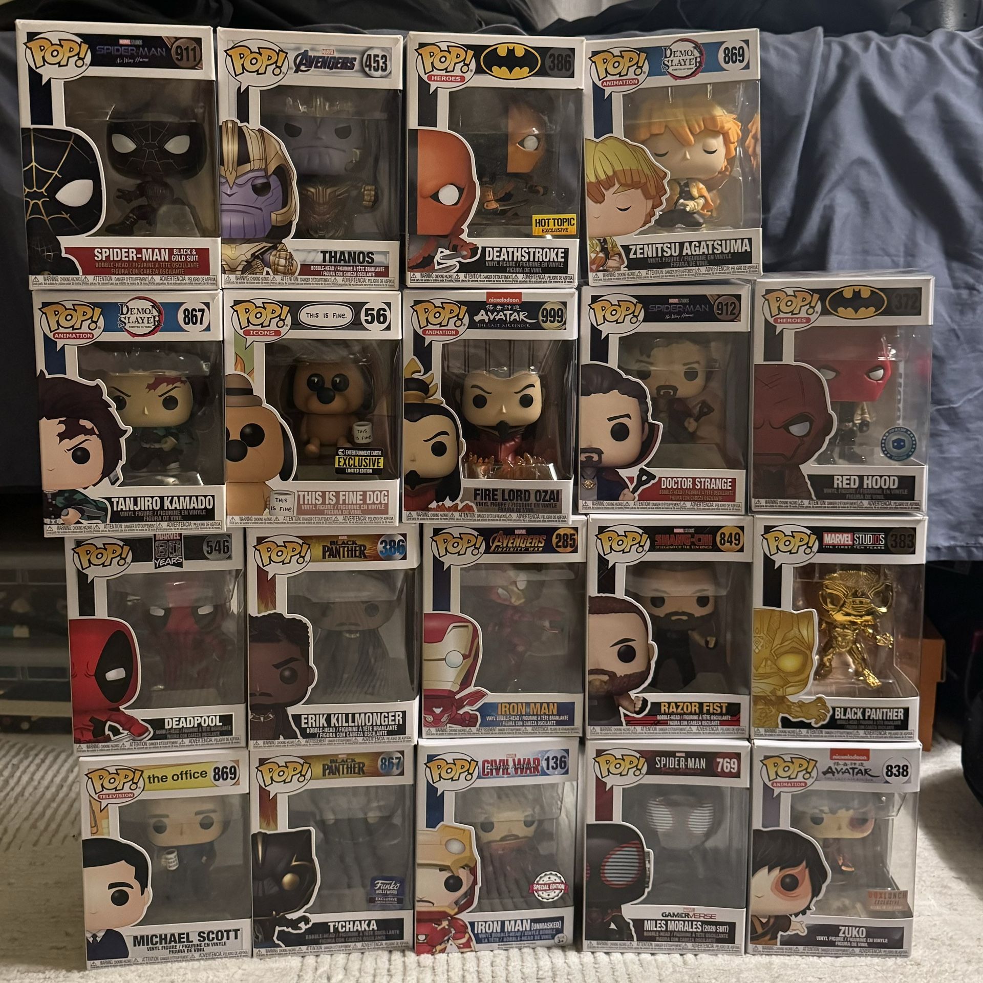 Funko Pop Marvel DC