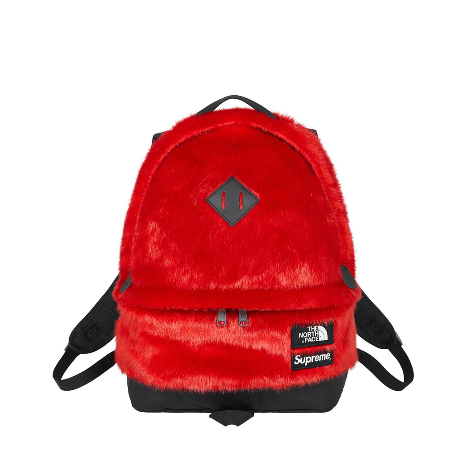 Supreme Faux Fur Red Backpack