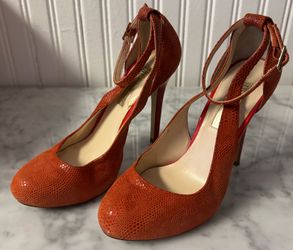Inc International Concepts Dark Orange platform size 5 1/2 Heels