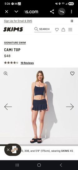 Skimms  navy 2 piece swimsuit size large