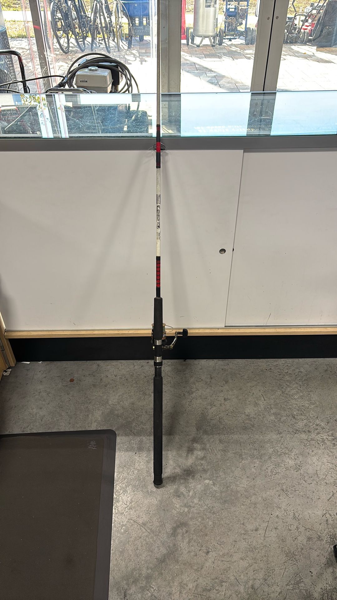 White And Red Fishing Rod