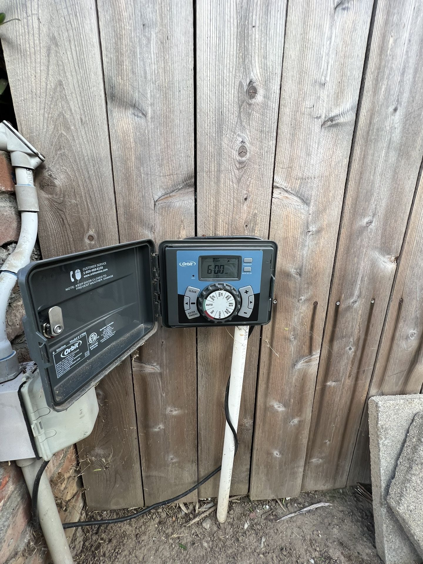 Orbit sprinkler timer installs / rainbird