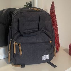 Dark Grey Eddie Bauer Diaper BackPack 